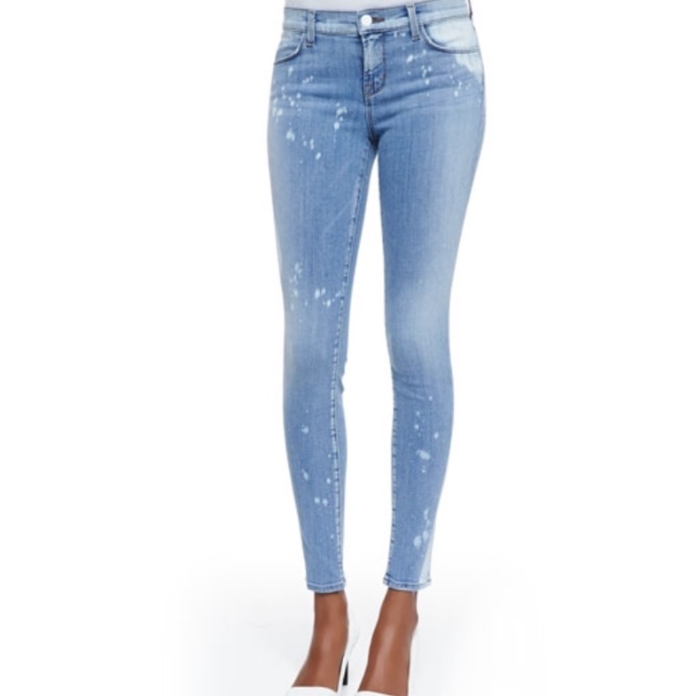 J Brand Zephyr 620 Mid Rise Skinny Jeans, 24, EIC
